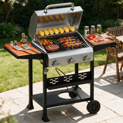 BRIOPAWS Portable Propane Grill