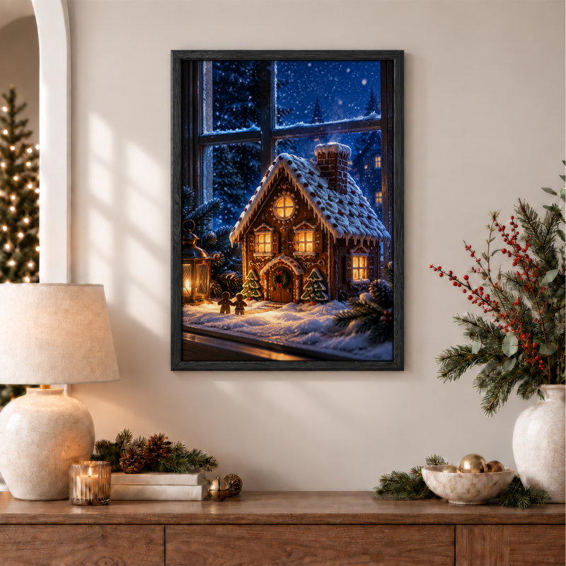Art sur toile de Noël, 48"H x 32"W