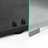 Tempered Glass Display Cabinet,Wine Cabinet, Storage Cabinet,File Cabinet,With Bluetooth LED Strip,Can Be Controlled By Remote Control Or Mobile APP,Swivel Casters,Can Be Placed Anywhere, Color:Black-1589513964