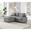 Space-saving Sectionals With Storage, Polyester Modular Sofa For Modern Living Room