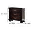 Table de chevet 3 tiroirs Goodell-824126120