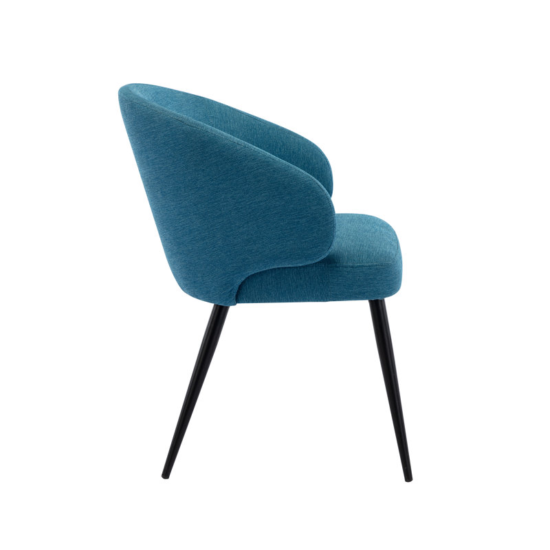 Parman 18.11'' H Upholstered Arm Chair, Blue