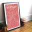 Stuttgart City Map - No Frame Print-678239098