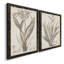 Sépia, plantes exotiques, toile encadrée VIIP Premium - prête à être accrochée-1397594306-1397594316