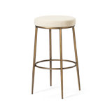 Maven Lane Stella Stool with Fabric Upholstery