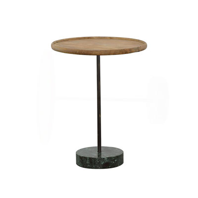 Table d'appoint en marbre Natural and Green