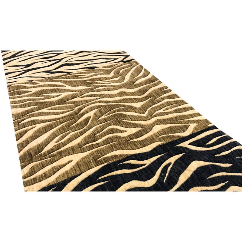 Wool Animal Print Area Rug