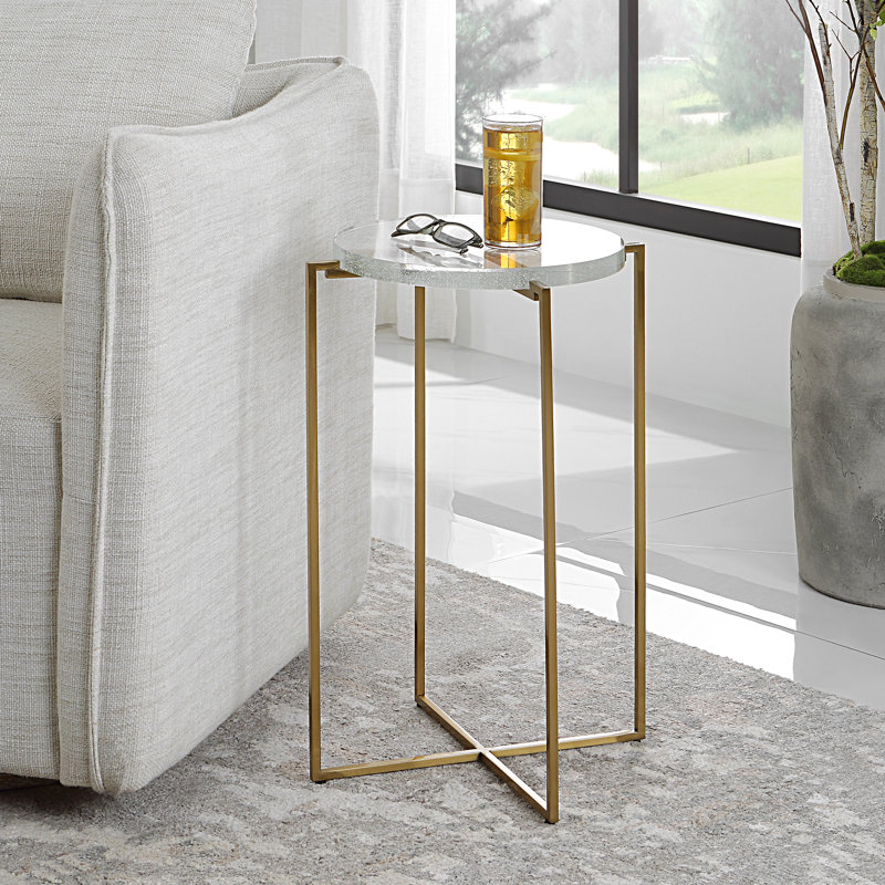 Glass End Table