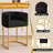 26 in Counter Height Bar Stools Set of 4, Upholstered Barrel Counter Stools with Metal Frame for Kitchen Island, Beige-119970818-119970816-119970823