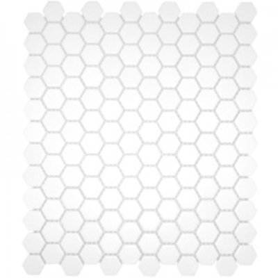 Cascade 1" x 1" Porcelain Honeycomb Mosaic Wall & Floor Tile