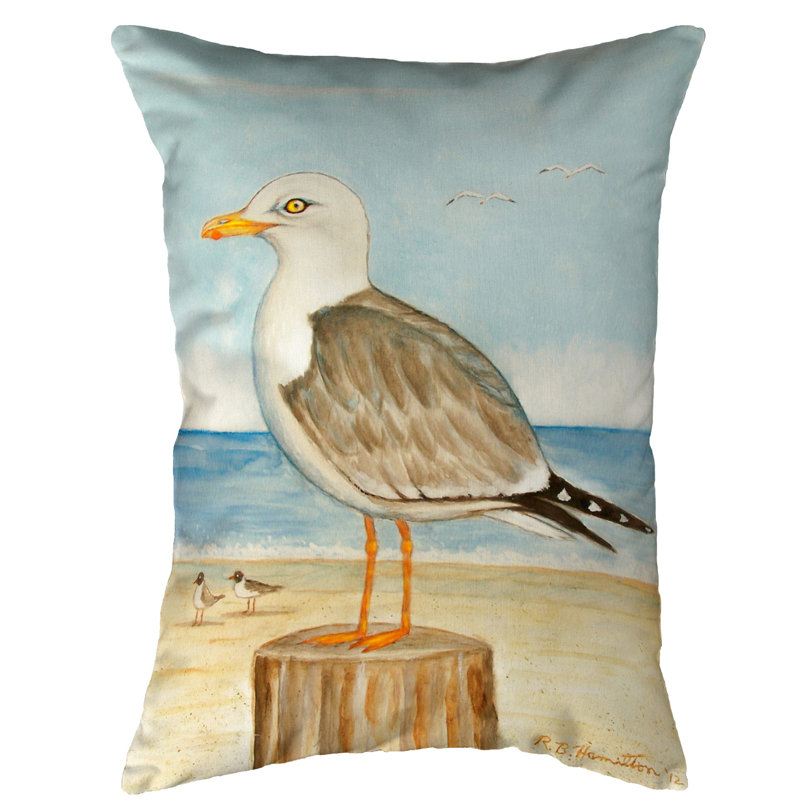 Outdoor Reversible Throw Pillow