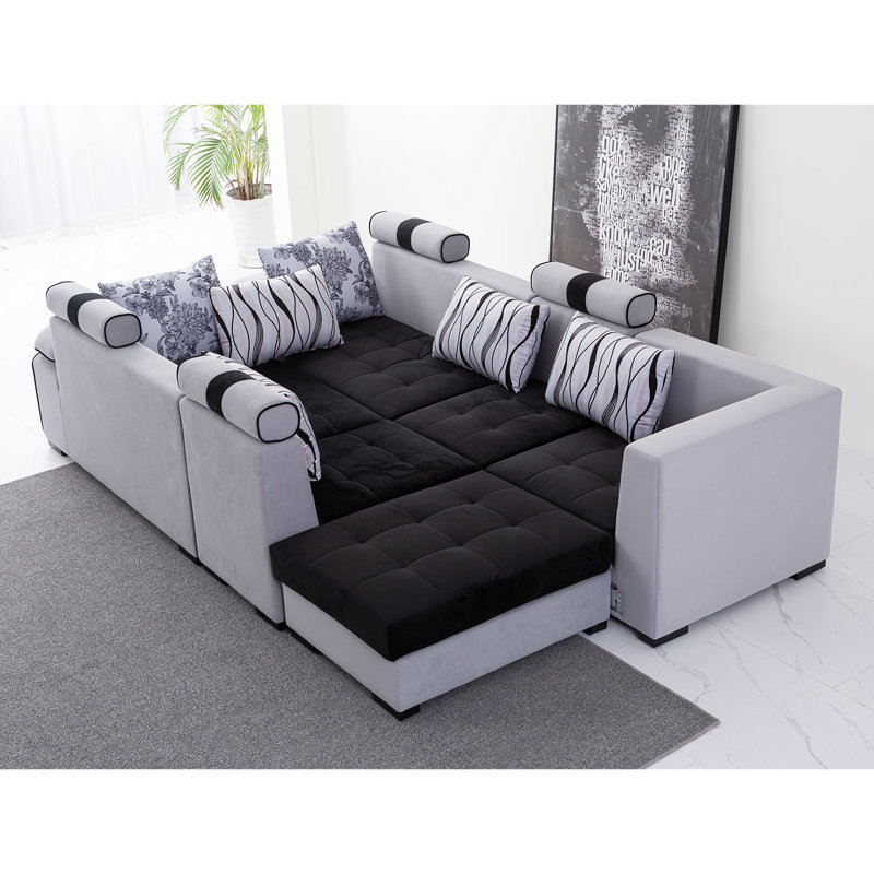 Arvella Upholstered U-Shaped Sectional Reversible