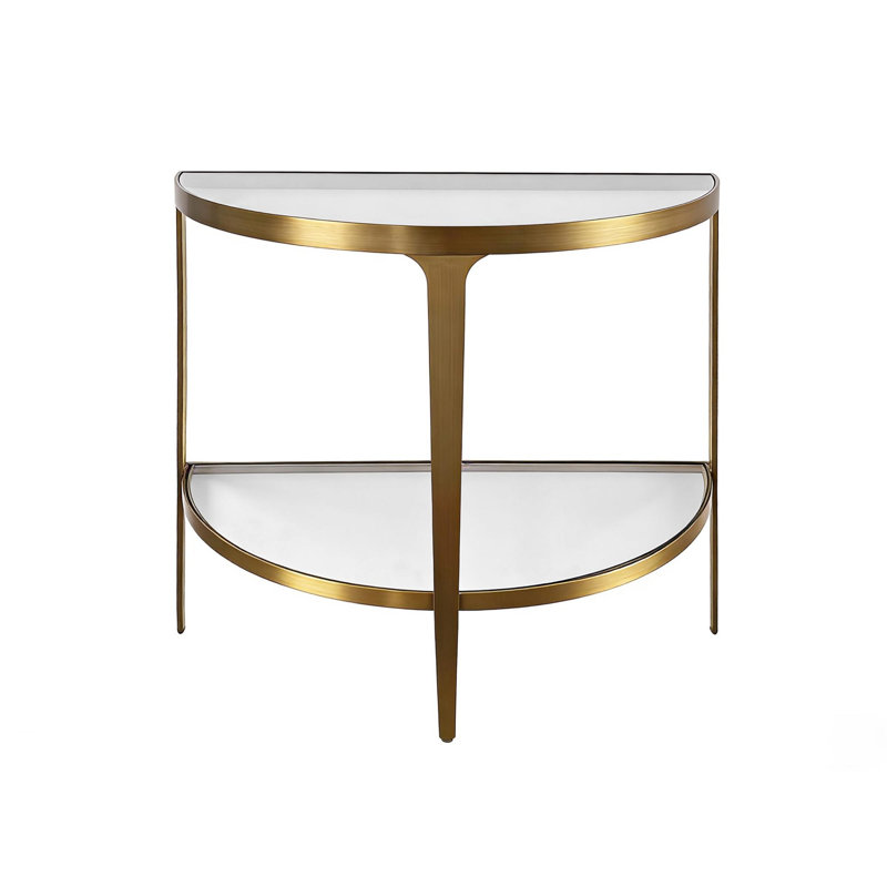 36'' W Glass Console Table