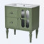Ensemble de meuble-lavabo avec lavabo en céramique
