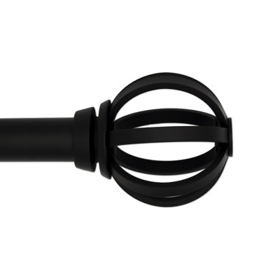 Reagyn Steel Adjustable Single Curtain Rod
