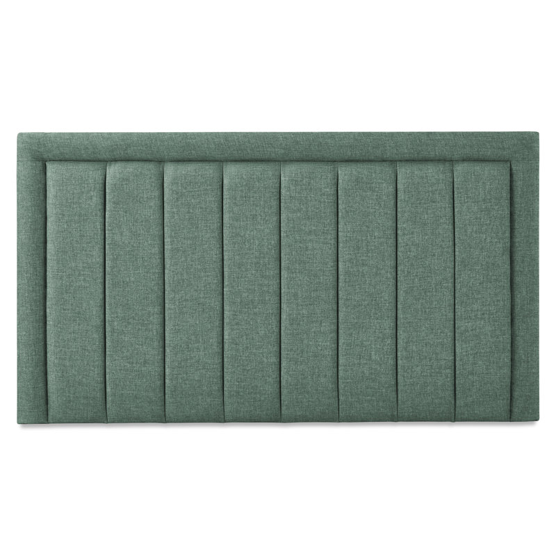 Franciene Upholstered Velvet Headboard, Kingsize (5'), Duke Blue Polyester