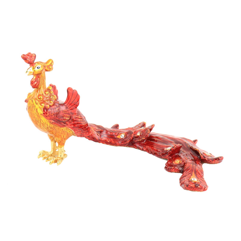Statue Bejeweled Rising Phoenix