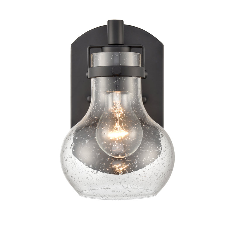 Meraz 5.5'' Wide 1-Light Vanity Light - Matte Black, Black
