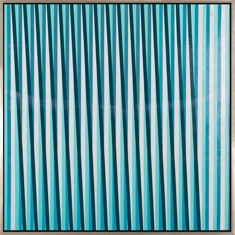 True Shift - peinture sur toile à cadre flottant