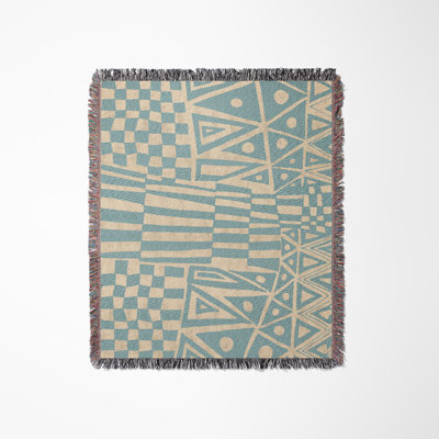 Cocodili Cotton Hand Woven Throw Blanket