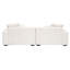 4 coussins décoratifs en velours côtelé de 105,29 po de long, intérieur doux, mousse antitaches et dense, assemblage sans problème