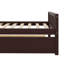 Structure de lit plateforme robuste avec lit gigogne extensible-1330119462