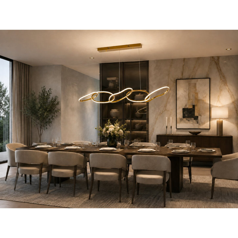 Starlynn LED Geometric Chandelier