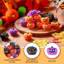 24 pièces mini citrouille en résine d'Halloween miniature grimace citrouille minuscule décoration de légumes pour Halloween
