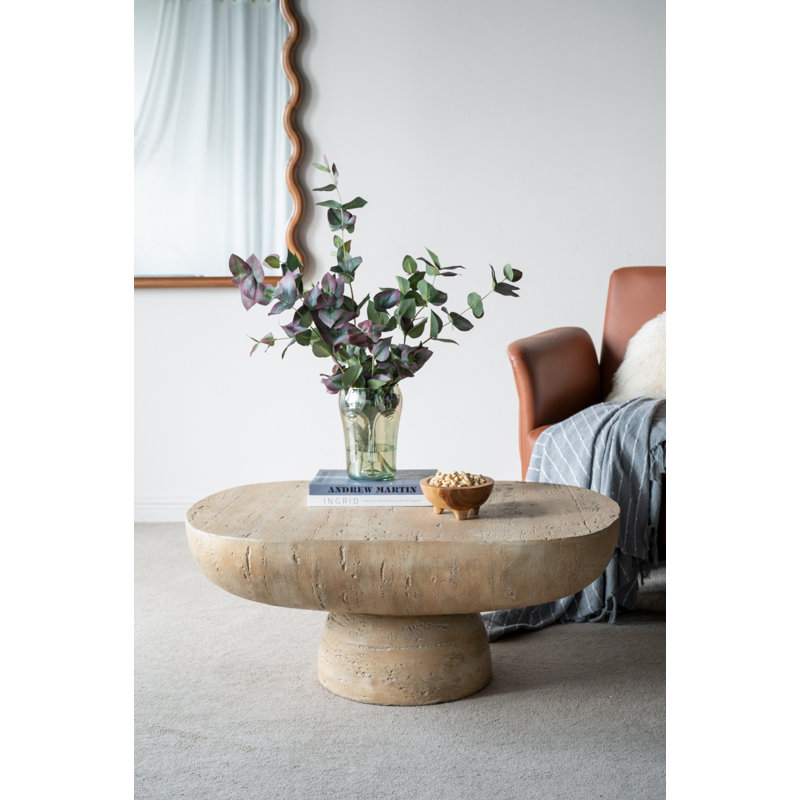 Berlare Single Coffee Table, Cream