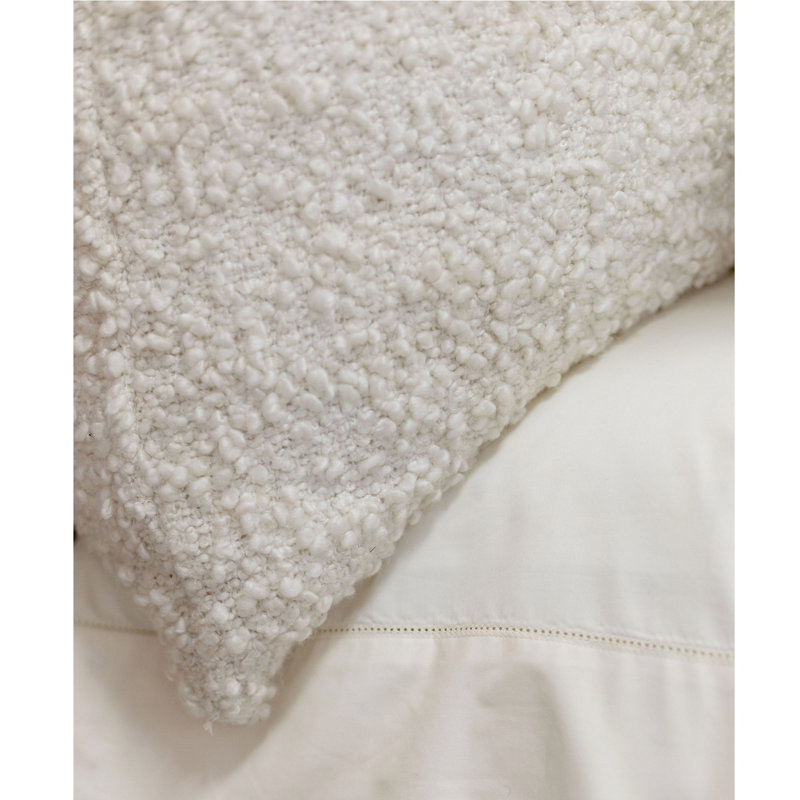Murphy Pillow Cover & Insert, Rectangle 14"H x 24"W, Ivory