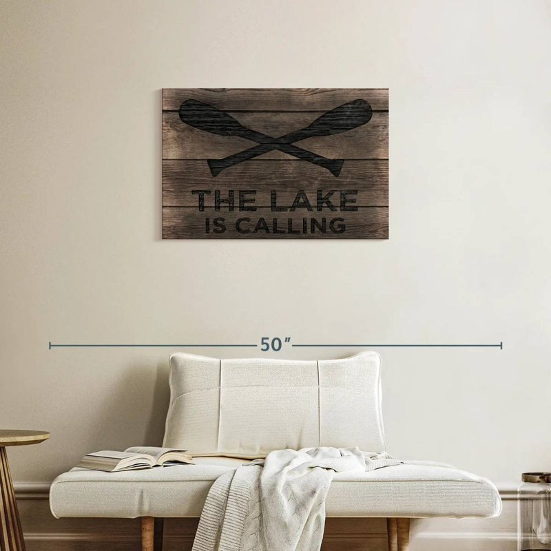 Senne Lake Is Calling, 20" H x 30" W