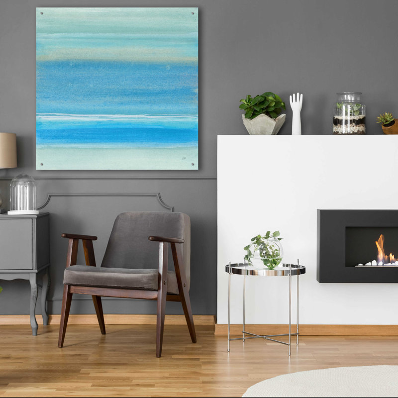 «Coastal Abstraction V» par Chris Paschke, H 36 po x l 36 po x P 0,2 po