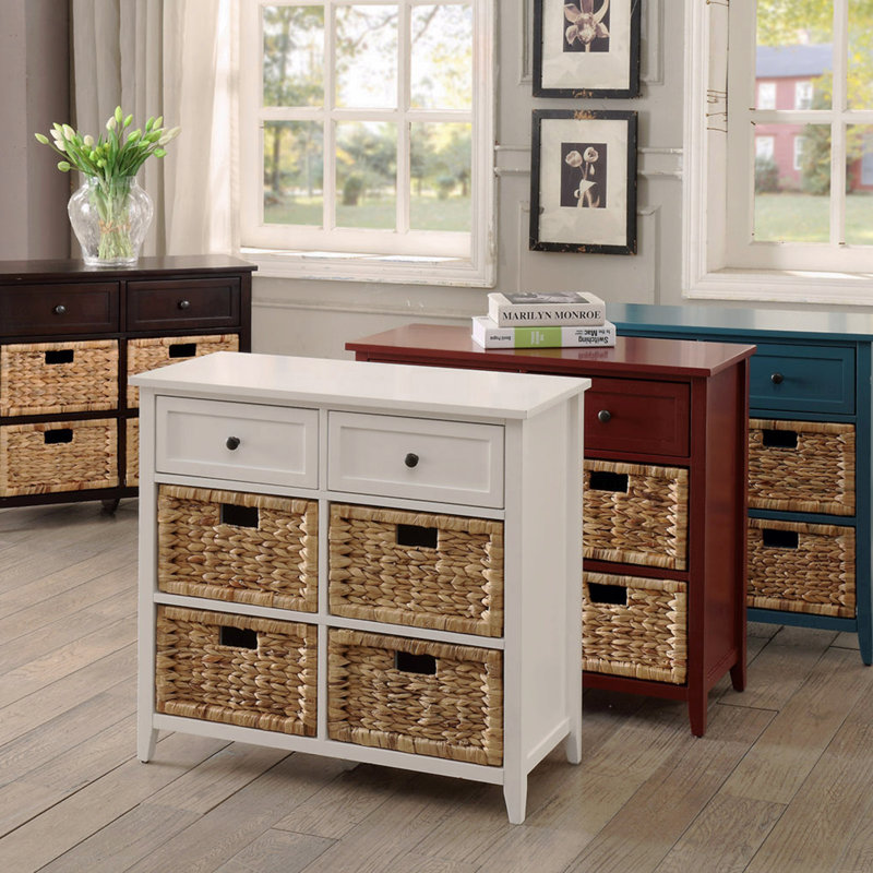 Console bleu sarcelle avec rangement