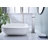 Waterfall Bathroom Sink Faucet - Single Handle + Pop-up Drain (no Overflow), Stainless Steel