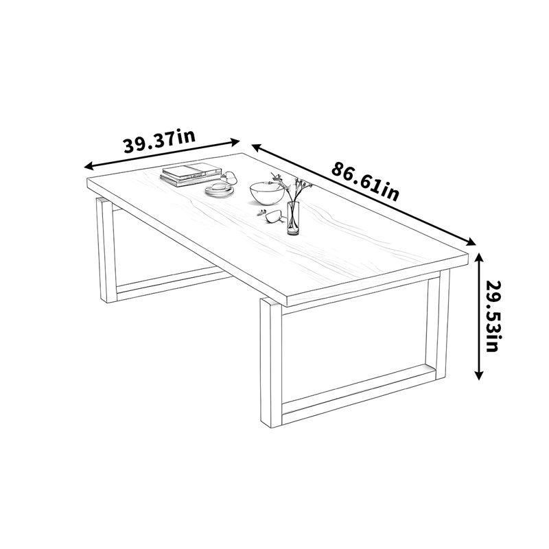 Meister, 29.53"H x 86.61"L x 39.37"W
