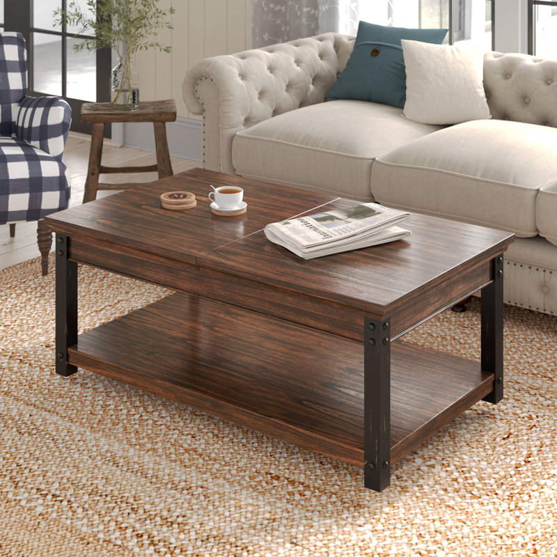 Kennemer Coffee Table, Dark Cherry