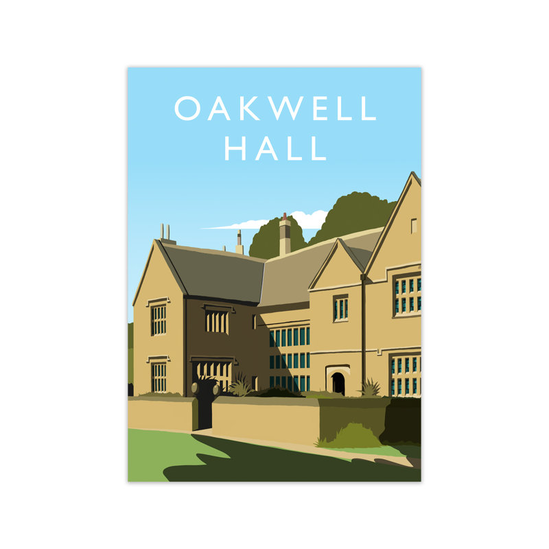 Oakwell Hall by Richard O'Neill - Print, 30cm H x 21cm W