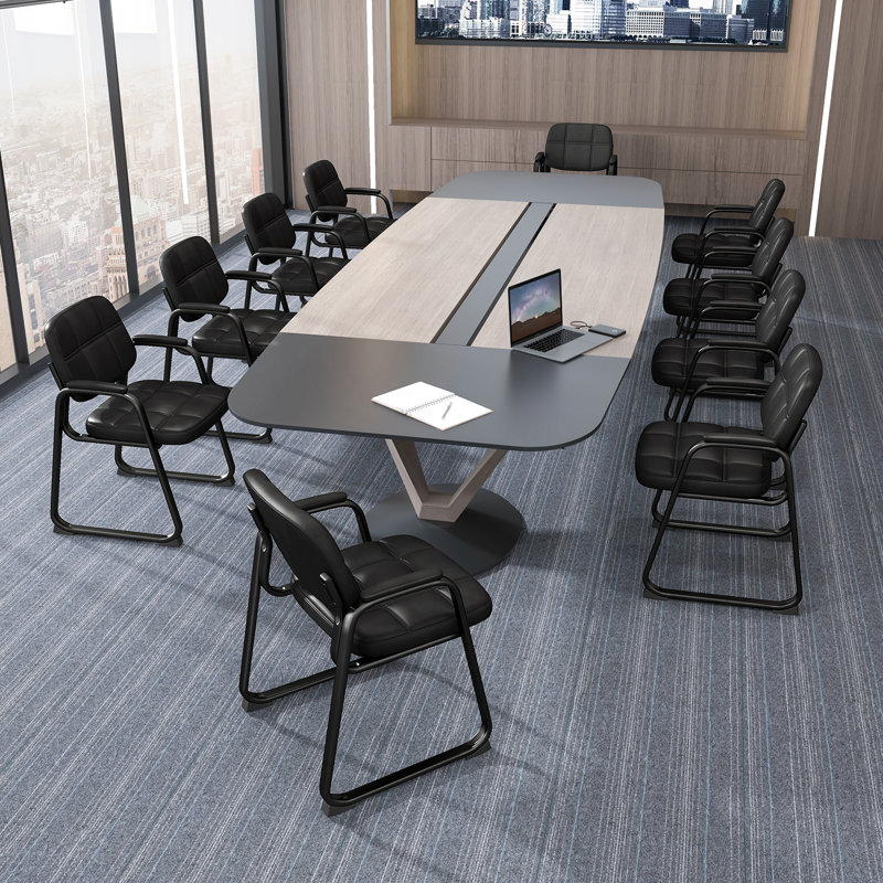 Ensemble de 10 chaises d'invité rembourrées avec accoudoirs Costway