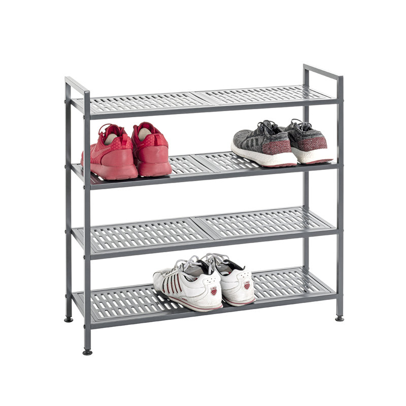 Shoe Rack anthracite, 73 x 72 x 25 cm