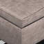 Banc de rangement avec repose-pieds et tablette capitonnés Cosmopolitan-900894745