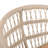 Set Of 2 Outdoor Patio Barstool, Wooden And Rope Teak Finished Wood With Beige Cushion