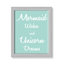«Mermaid Wishes and Unicorn Dreams», impression sur papier-47848418-47848433
