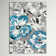 Rooshi Moroccan Blue/Gray/Ivory Area Rug