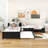 Twin Size 2 Drawers L-shaped Platform Beds with Trundle and Built-in Table-79433331