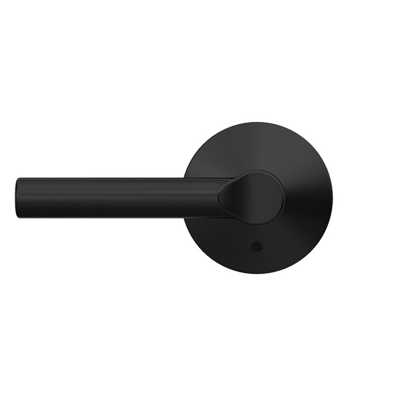 Custom Broadway Non-Turning Lever with Kinsler Trim, Matte Black