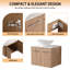 Meuble-lavabo simple mural 23,66 po avec comptoir en céramique Dajsha
