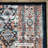 Custom Size Anti-Slip Low Profile Distressed Midnight Mosaic Runner Rugs by Feet-1218966743