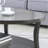 Contemporary Oval Shelf Coffee Table, Gray