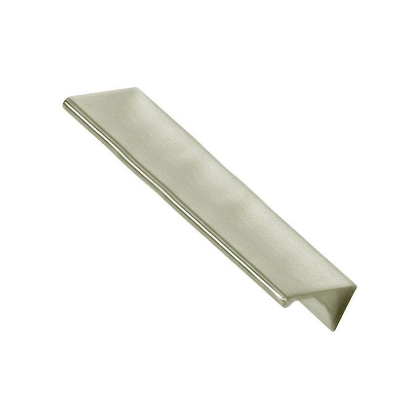 6" Center to Center Finger Pull, Satin Nickel, 6"