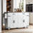 Durarte 53.5"W Kitchen Island, Locking Wheels, Drop Leaf-1773416309-1784706937